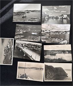SØRLANDET 11 stk svart/hvitt, små og store