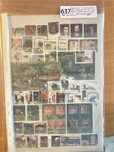 Makedonia, ** / * samling 1993 - 2002 bestående av over 200 merker og flere MA bl.a. blokk nr 4.     Verdi oppgitt til 3000.-