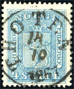 8. 4 skill, pent stemplet "Thoten" (OP), der deler av stempelet samt datoen "14.10.1867" er skrevet for hånd.