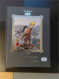 TEGNESERIER Skrue McDucks Liv og levnet (Don Rosa). Helt ny med prislappen på