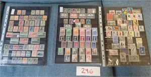 LUXEMBOURG x/xxover 270 forskjellige på 6 plansjesider inkl mange komplette serier. Hengslet regnet til 30% av xx (€ 230+)