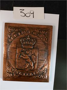 Nk 1 i kobber, format 17x20cm. Numerert 021/300, signert Hans Rode bak