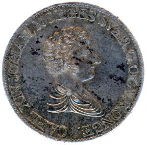 1 Speciedaler 1827. Et par kanthakk. 17, NM 6. 01