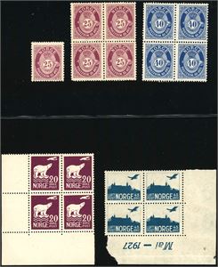 96-162. Norgessamling fra 1910 til 1928.