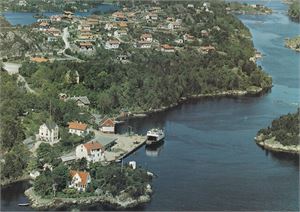 Hordaland - Parti fra Brattholm m/ferge