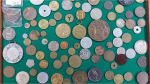 Parti diverse poletter, tokens och minnesmedaljer (IV)