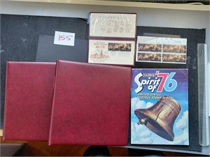 USA Brukte og ubrukte merker i 2 Lindneralbum 1940-80, et junioralbum og en souvenirmappe 1976.