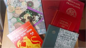 MYNTLITTERATUR diverse länder, 7 titlar