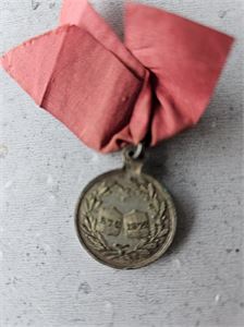 Harald Hårfagre 1872, forsølvet tambak m/band