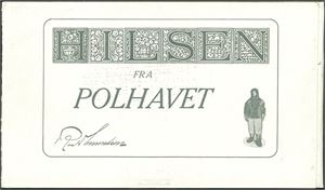 "Hilsen Fra Polhavet". Komplett mappe med de 5 ulike kortene. K-0