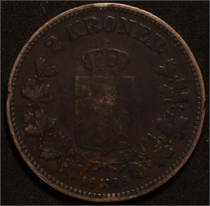 2 krone 1888. Kv.1