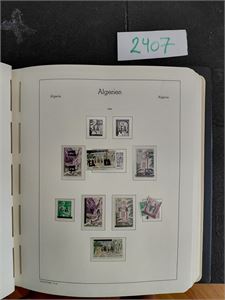 ALGERIE xx samling 1962-89 i LT album med lommer. Ark til 1999. Mi 393 er med (€ 320 alene)
