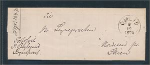 Portofritt brev stemplet "OMLID 8-12-1873"