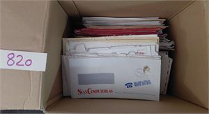 BREV Kasse bruksbrev. Verdiløs massevare er IKKE fjernet. Vekt 4,8 kilo