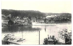KRAGERØ. FRA ØEN (Küenholdt 2499). Brukt 1918
