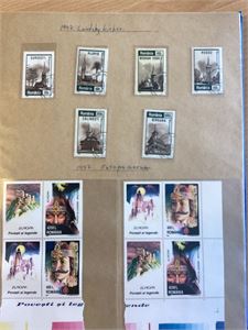 Romania, Samling 1995-99 i egenmontert ringperm med mange miniark og kpl. serier fra sjeldent utbudt tidsperiode. God kvalitet, fyldig, og 1997/98 flere samlet både stpl. og **.