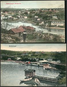Kristiania/Oslo. Ormøya, Nedre Bekkelaget og noe annet. 93 postkort, hvor 88 i småformat.