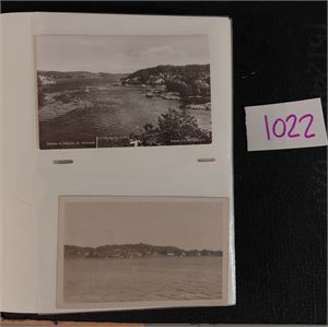 GRIMSTAD Fotoalbum med 21 små og 17 store. Mye Drottningborg og Hesnes-området
