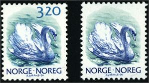 1086 v1. Kr 3,20 Svane 1990, variant "Uten valør"