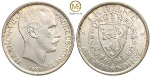 1 krone 1912 Haakon VII. Kv.0/01