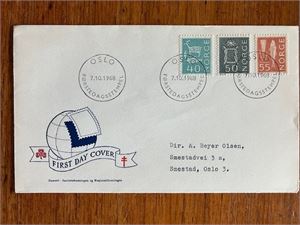 FDC Bruksmerker 1968
