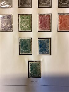Luxembourg 1945 - 1982 **/* i Lindneralbum Litt tynt besatt, men noe her og der.-