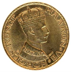 20 krone 1910 i gull. 0/01 *