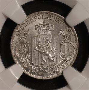 25 øre 1899 Norge MS65