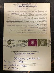 Rekomandert Tjenstebrevkort - sendt i retur