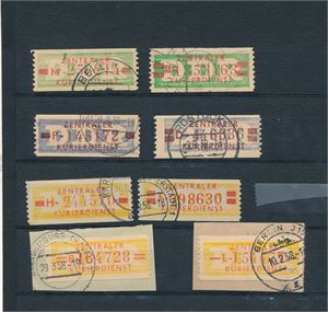 DDR - ZKD o 8 tjenestemerker 50-tallet. 2 på klipp