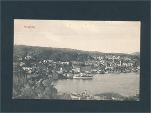 KRAGERØ (N. K. 1929). Pent kort stemplet "KRAGERØ 25-I-13"