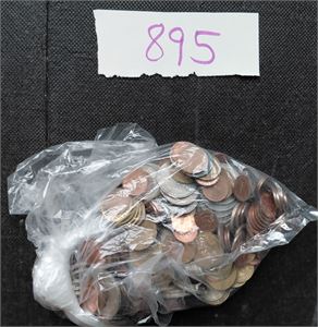 BRD-MYNTER En haug 1pf - 5DM. Oppgitt pålydende 106 DM