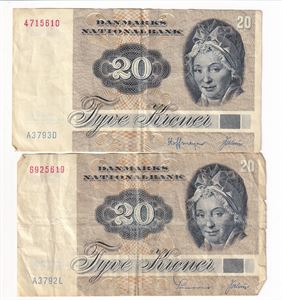 Danmark - 40 kroner frå 1979