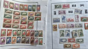 FRANSKA KOLONIER NIGER samling */o 1921-1978  på blad