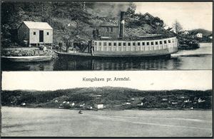 Arendal Øst, Barbu, Eydehavn, Tromøya, Pusnes. 170 postkort, hvor nær 110 i småformat.