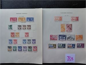 GEORG VI - NORTHERN RHODESIA x inkl 2 stk 20sh