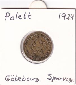 Polett Gøteborg Sporveier 1924