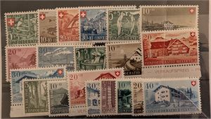 SVEITS, ProPatria 1945-49, komplette sett postfrisk.