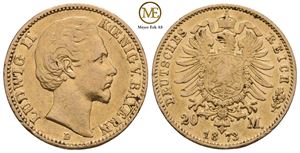 20 mark 1873 Ludvik III. Kv.1+