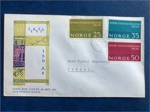 NK 542-44 Tekstil FDC
