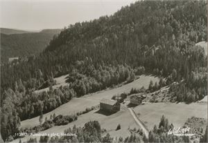 Kongsberg lot 3, 10 stk ulike postkort med utenbys motiver A6 s/h