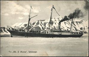 D/S "Wm. D. Munroe", Spitsbergen. Brukt i 1912.