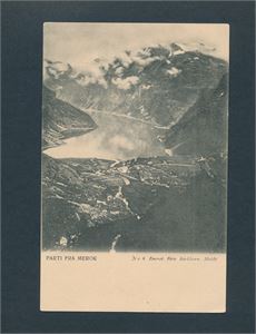 MØRE OG ROMSDAL - PARTI FRA MEROK (No 8, Kirkhorn). Pent ubrukt kort med udelt bakside
