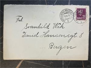Pent brev stmpl. Sydbanensposteksp. Ø.L. 1