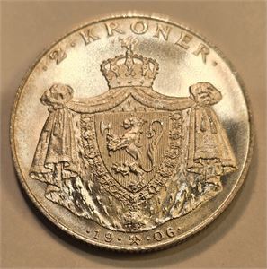 2 kroner Jubileum 1906. 0