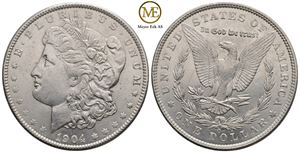 Morgan dollar 1904 O. Kv.0/01