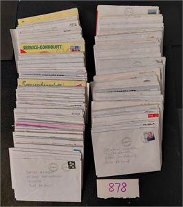 BREV-KRISTIANSAND Ca 480 brev inkl stemplet på underkontorer og Flekkerøy 90-tallet til 2001. Mange sendt til Statens Vegvesen. Vekt 1,5 kilo. GI BUD!
