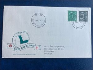 NK 520 og 524 Bruksmerker FDC