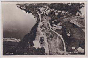 Flisa stasjon - Norsk Luftfoto A/S 2016 - stemplet 1938