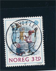 Nk 1068 o. 3,70 CEPT nær lux "SØNDELED  2 11 90" (hjelpestempel)